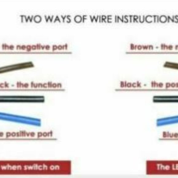 1" 12v 16A Motorcycle CNC Aluminum Dual On/Off Switch 24-26mm Red Light LED - Picture 3 of 3